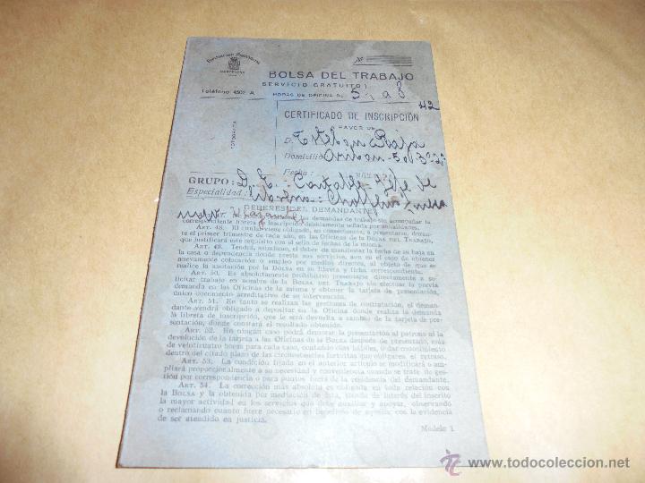 1924 diputacion provincial carnet b - Compra venta en todocoleccion