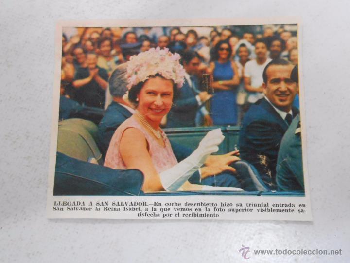 Documents Anciens: RECORTE DE REVISTA REINA ISABEL VISITA SAN SALVADOR. TDKP3