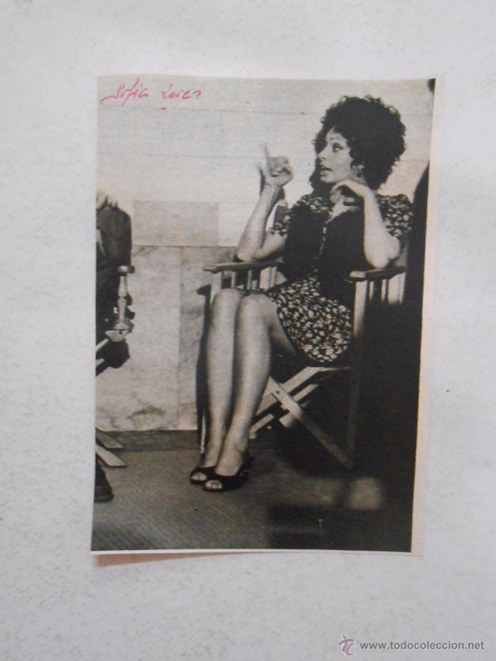 Documentos antiguos: RECORTE DE REVISTA SOFIA LOREN. TDKP3 - Foto 1