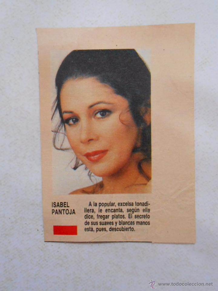 Documentos antiguos: RECORTE DE REVISTA ISABEL PANTOJA. TDKP3 - Foto 1