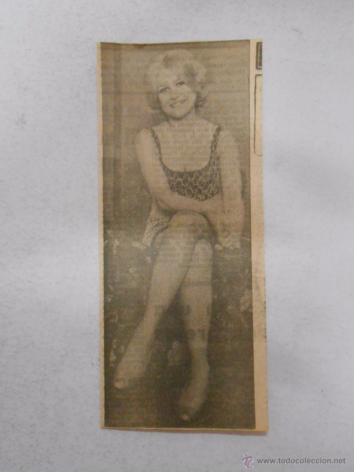 Documents Anciens: RECORTE DE REVISTA LORRAINE BALL. TDKP3