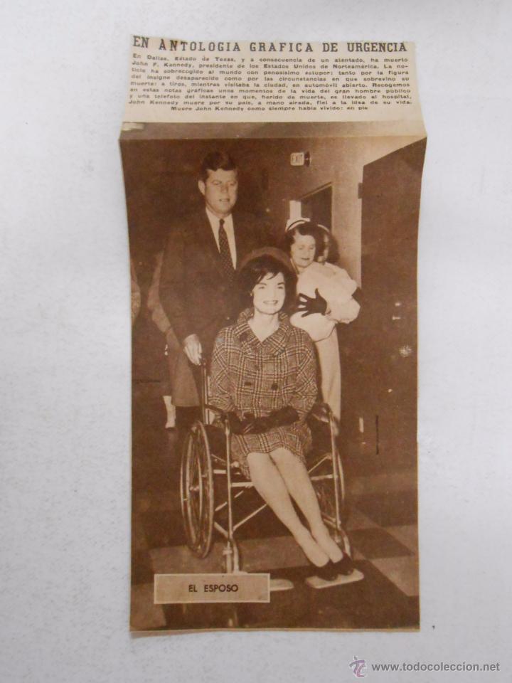 Documents Anciens: RECORTE DE REVISTA EL ESPOSO JOHN F. KENNEDY. TDKP3