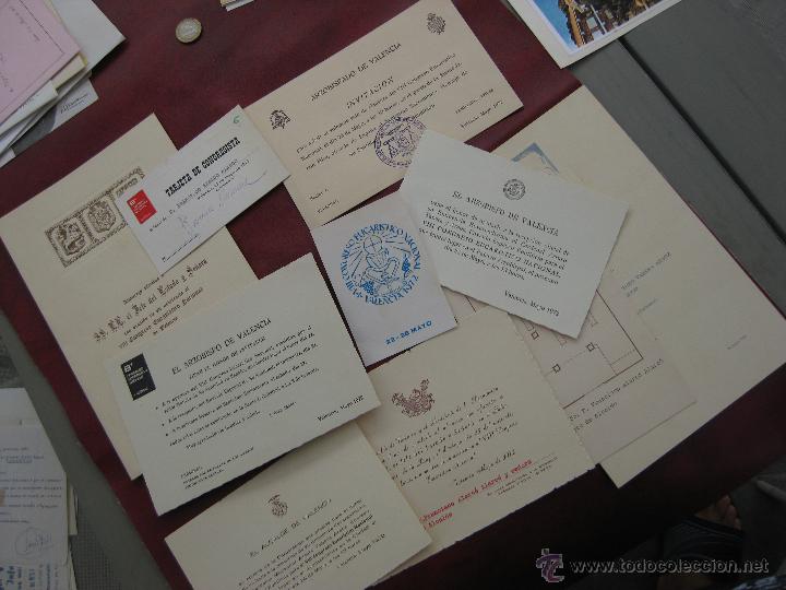 Documentos antiguos: DOCUMENTOS INVITACION VIII CONGRESO EUCARISTICO NACIONAL VALENCIA 1972 - Foto 1