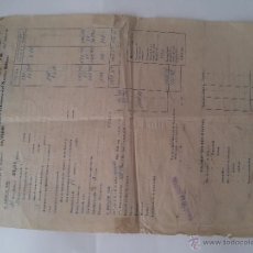 Documentos antiguos: NÓMINA DE UN EMPLEADO DE HULLERAS DE PRADO DE LA GUZPEÑA-1959-INTERESANTE LOS CONCEPTOS A PAGAR
