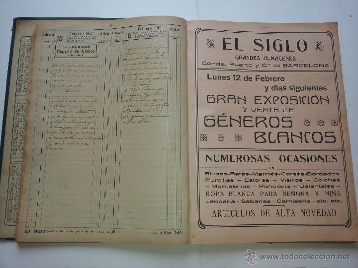 Documentos antiguos: DIETARIO ANTIGUO ALMACENES SIGLO 1912 - Foto 3