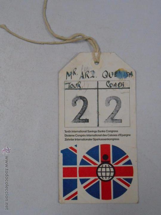 Alte Dokumente: TARJETA TENTH INTERNATIONAL SAVINGS BANKS CONGRESS. TDKP5