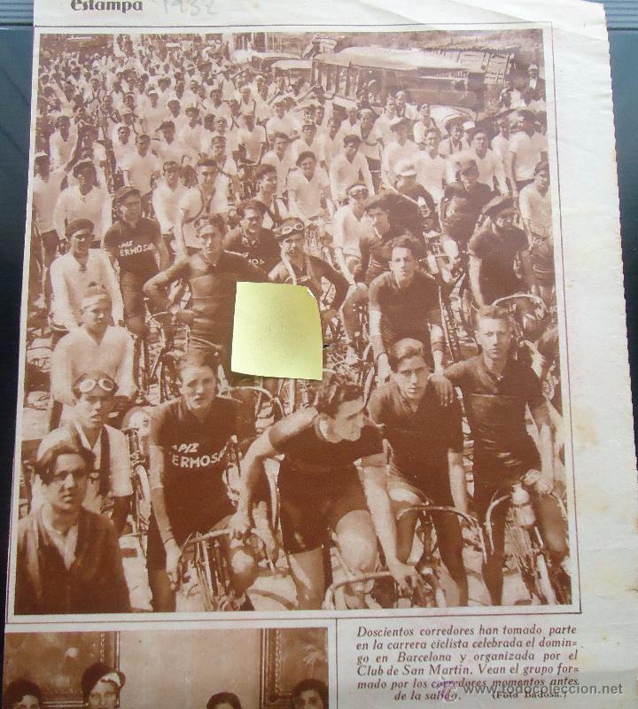 Documentos antiguos: carrera ciclista barcelona catalu&ntilde;a bicicleta ciclismo vuelta volta catalunya velocipedo pedal