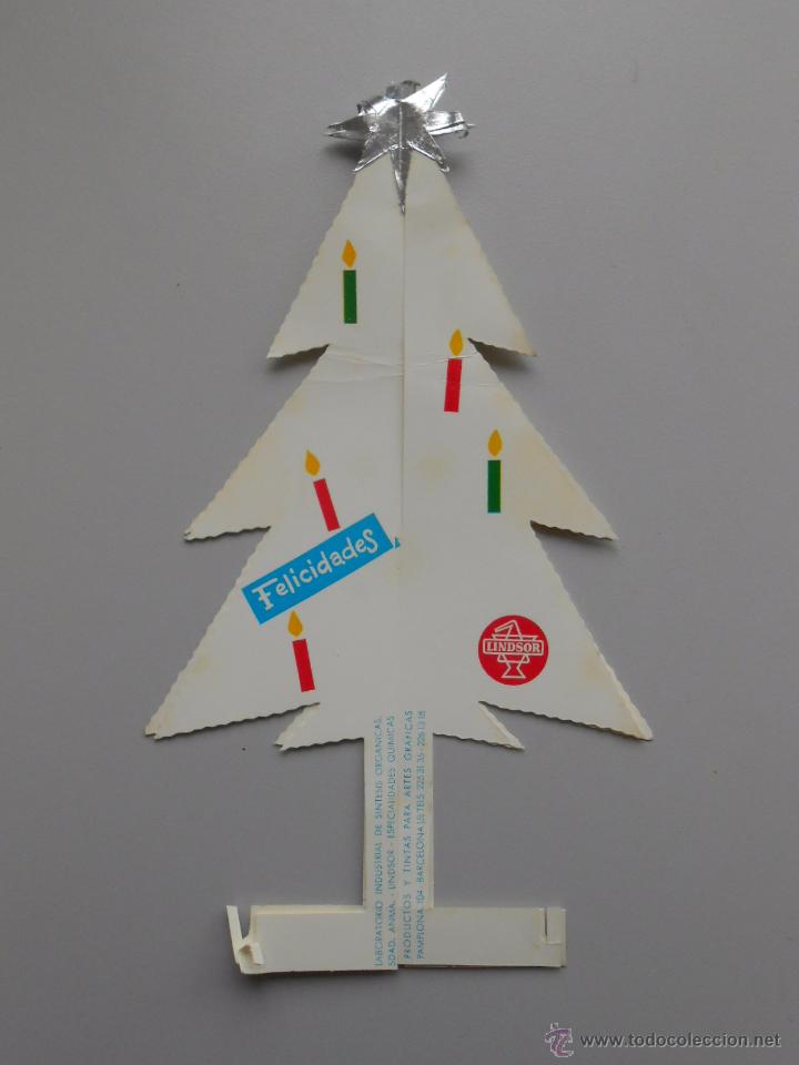 Documents Anciens: ARBOL DE NAVIDAD DE PAPEL. LINDSOR. LABORATIO INDUSTRAIL DE SINTESIS ORGANICAS. PAMPLONA. TDKP5