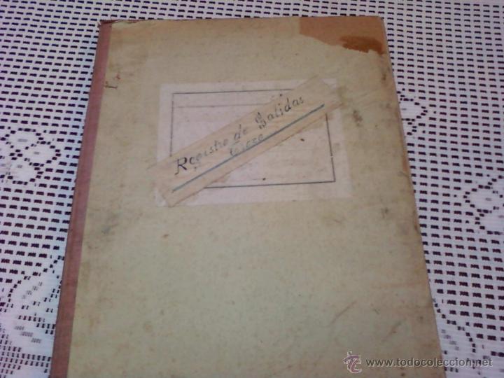 Documentos antiguos: LIBRO REGISTRO LLEGADAS DE MERCANCIAS .COMPA&Ntilde;IA CAMINOS DE HIERRO DEL NORTE DE ESPA&Ntilde;A - Foto 4