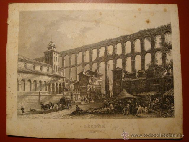 Documentos antiguos: GRABADO DE SEGOVIA - Foto 1