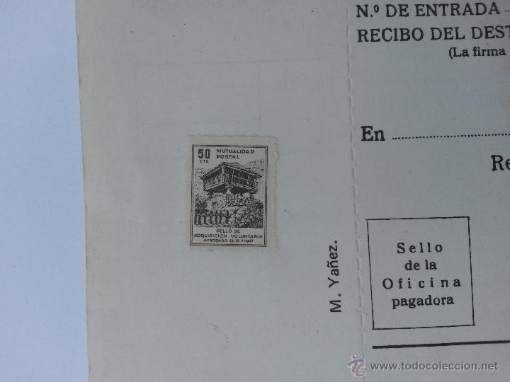 documento,impreso de giro postal de montalban ( Comprar en