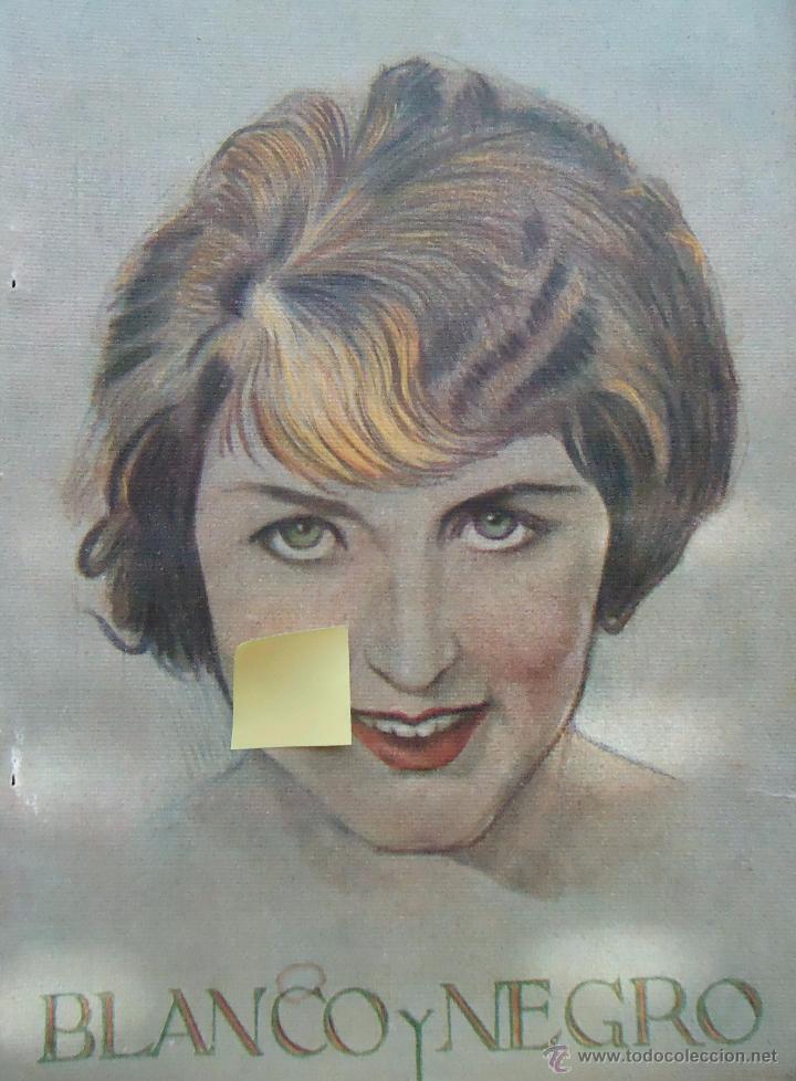 Documentos antiguos: portada revista blanco y negro publicidad art deco moda belleza cartel publicitario fashion