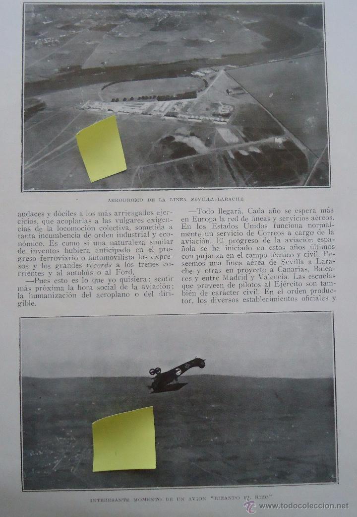 Documentos antiguos: aviacion espa&ntilde;ola avion aeroplano aviacion aereo pilotos ejercito aire aerodromo larache sevilla