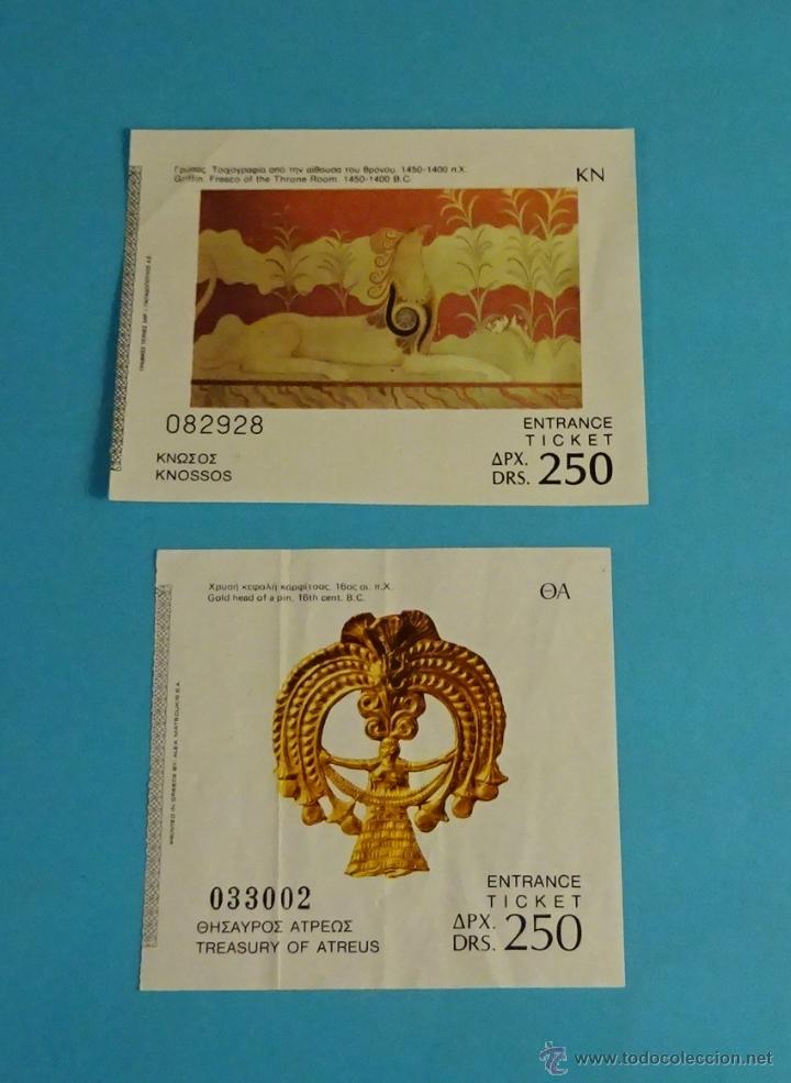 Documentos antiguos: DOS ENTRADAS CNOSOS Y TUMBA DE ATREO - Foto 1