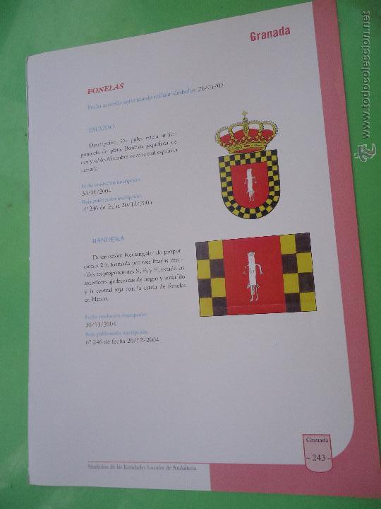 Documentos antiguos: hoja granada - colecciona tu pueblo - fonelas - Foto 1