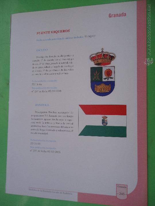 Documentos antiguos: hoja granada - colecciona tu pueblo - fuente vaqueros - Foto 1