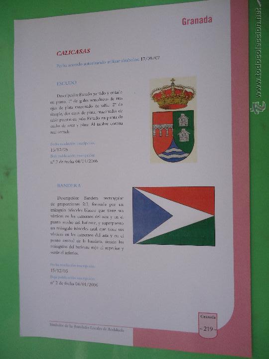 Documentos antiguos: hoja granada - colecciona tu pueblo - calicasas - Foto 1