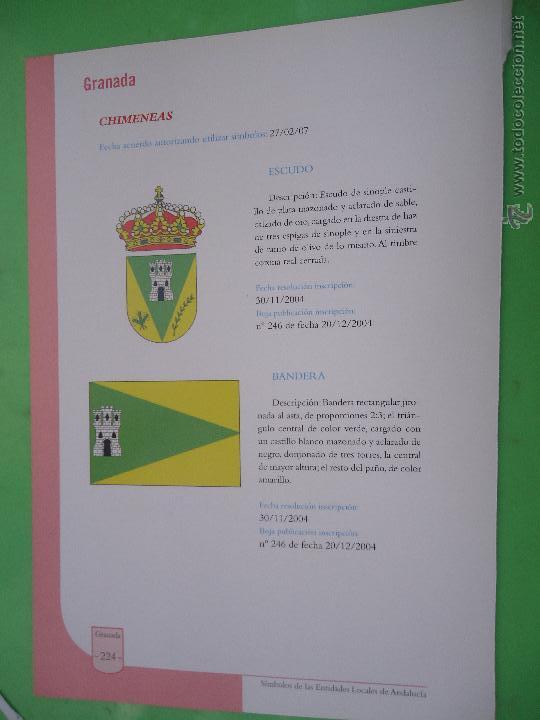 Documentos antiguos: hoja granada - colecciona tu pueblo - chimeneas - Foto 1