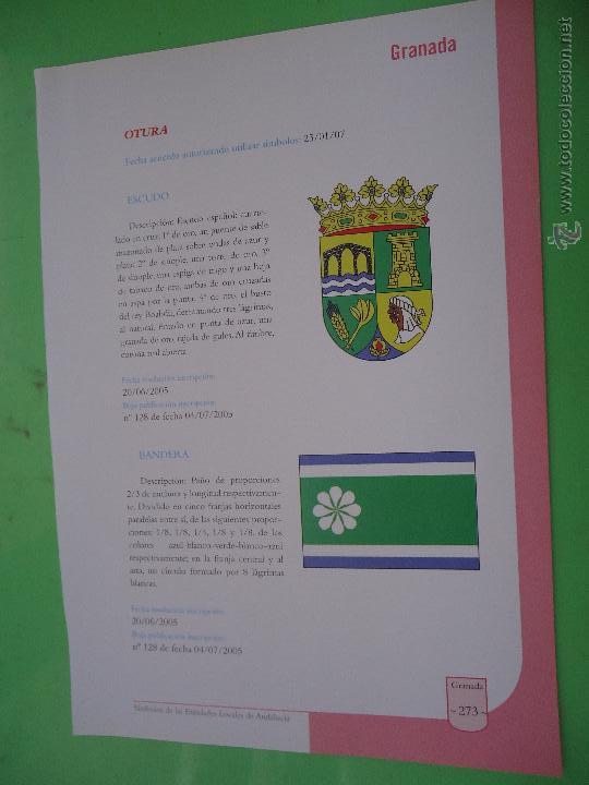 Documentos antiguos: hoja granada - colecciona tu pueblo - otura - Foto 1