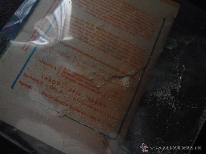 Documentos antiguos: ANTIGUO SOBRE SAL DE FRUTAS BESOY - LLENO - Foto 2