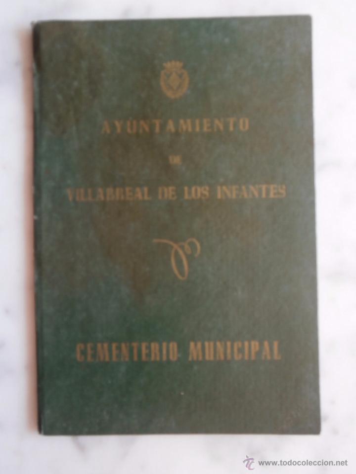 Documentos antigos: titulo de propiedad de un nicho en villareal (castellon)