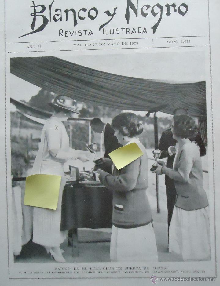 Documentos antiguos: real club puerta de hierro madrid reina maria cristina borbon regente tenis deporte femenino