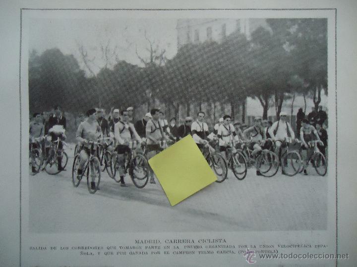 Documentos antiguos: carrera ciclista madrid union velocipeda espa&ntilde;ola bici pedal bicicleta deporte vuelta tour ciclismo
