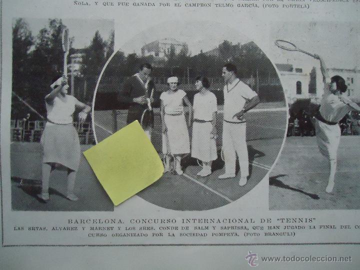 Documentos antiguos: sociedad pompeya tenis barcelona catalu&ntilde;a deporte raqueta deportiva tennis conde slam saprissa