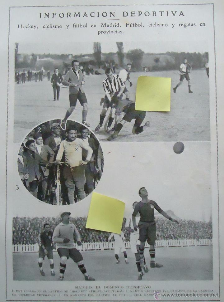 Documentos antiguos: madrid hockey athletic cultural futbol real madrid union balonpie deporte ciclismo