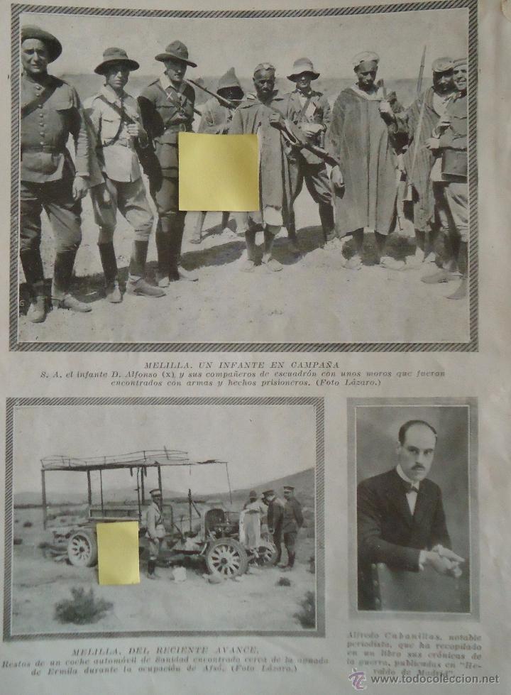 Documentos antiguos: guerra marruecos batallon melilla columna militar tropa soldados batallon legion ejercito