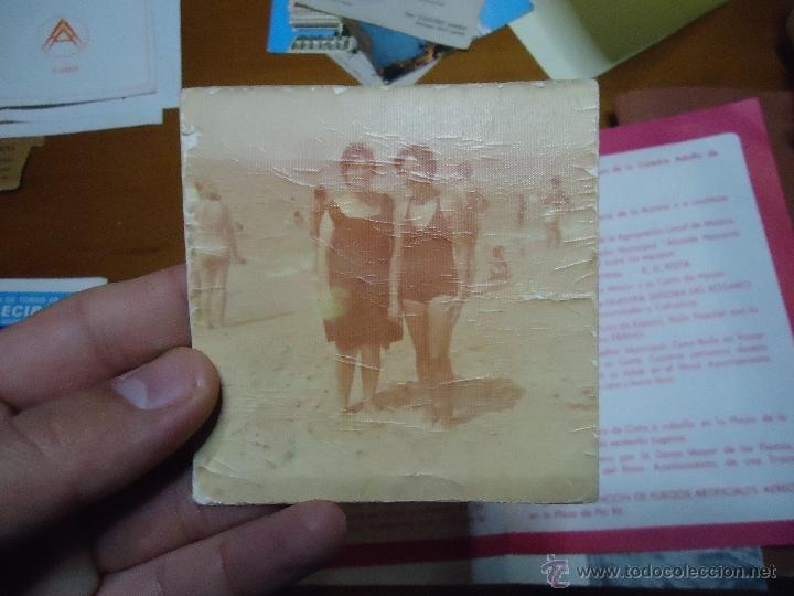 Documentos antiguos: documento fotografico - fotografia de de dos chicas o se&ntilde;oras en la playa de rota cadiz