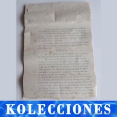 Documentos antiguos: 1949, CONTRATO DE ALQUILER DE HEREDAD EN EL CAMPELLO. Lote 54367361