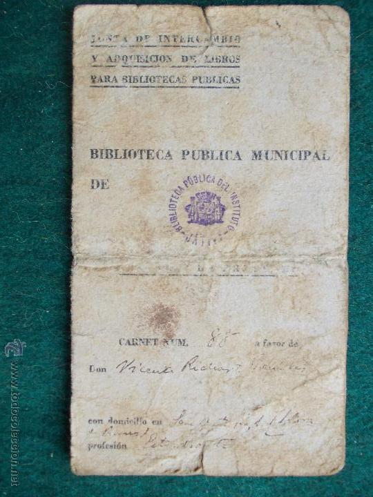 Documentos antiguos: Biblioteca p&uacute;blica &eacute;poca de la Rep&uacute;blica - Foto 1