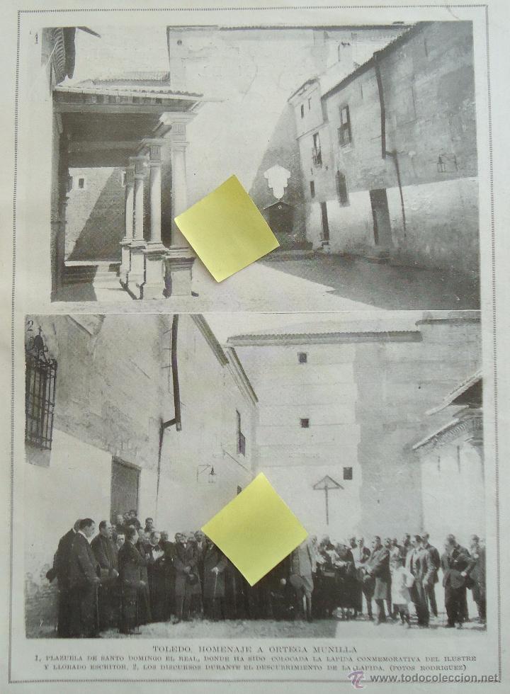 Documentos antiguos: escritor periodista ortega munilla plaza santo domingo el real toledo castilla mancha ortega gasset