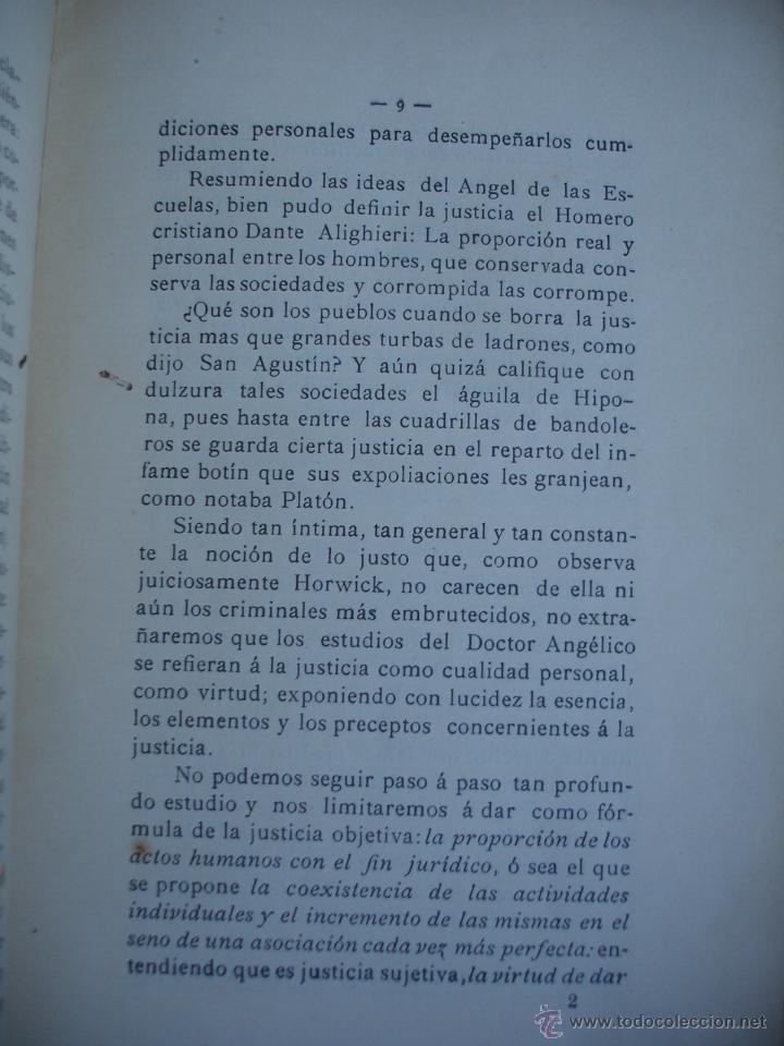 Documentos antiguos: Lu&iacute;s Mendiz&aacute;bal y Mart&iacute;n. La f&oacute;rmula de la justicia. Zaragoza 1900 - Foto 4