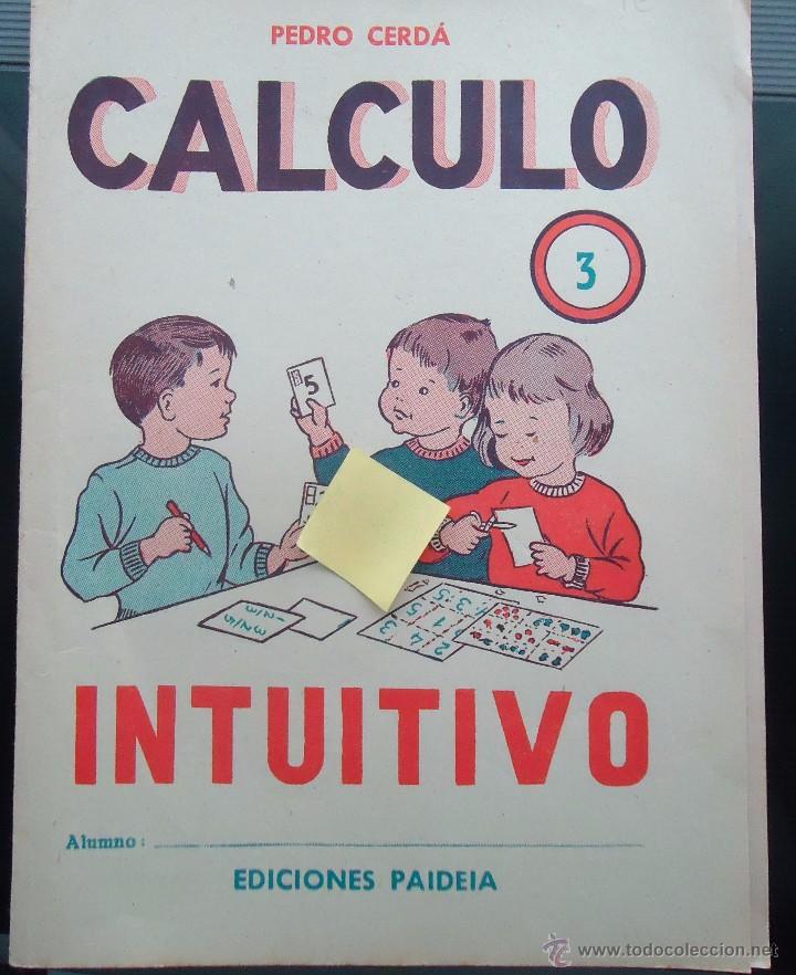 Documentos antiguos: cuaderno escuela calculo intuitivo matematicas caligrafia lectura colegio egb maestro profesor