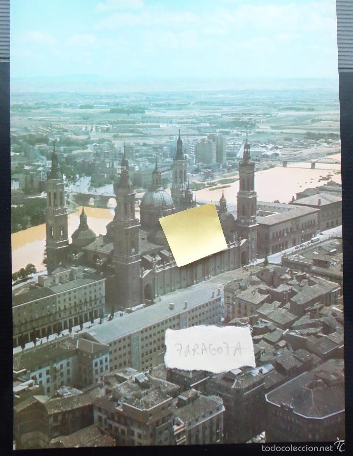 Documentos antiguos: foto aerea revista 1967 zaragoza aragon rio ebro basilica virgen del pilar pilarica