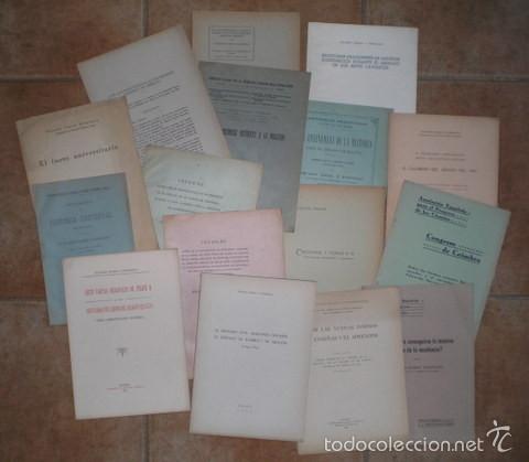 Documentos antiguos: D. EDUARDO IBARRA Y RODR&Iacute;GUEZ. Lote de conferencias, discursos, separatas, etc.