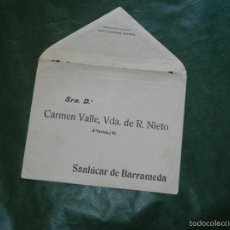 Documentos antiguos: SOBRE GONZALEZ BYASS & CO LIMITED JEREZ DE LA FRONTERA CON DESTINATARIO IMPRESO AÑOS 1920S