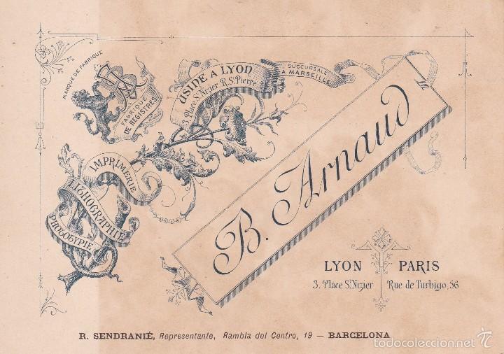 Documentos antiguos: B.Arnau Lyon Paris Barcelona - Foto 1