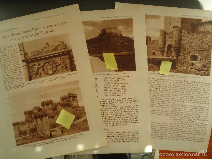 Documentos antiguos: castillo segovia castilla coca turegano pedraza cuellar fortaleza militar edad media medieval