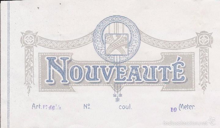 Documentos antiguos: Nouveaut&eacute; finales siglo XIX 10x17ctms - Foto 1