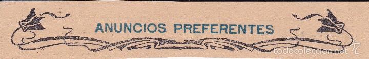 Documentos antiguos: Anuncios Preferentes recorte revista siglo XIX