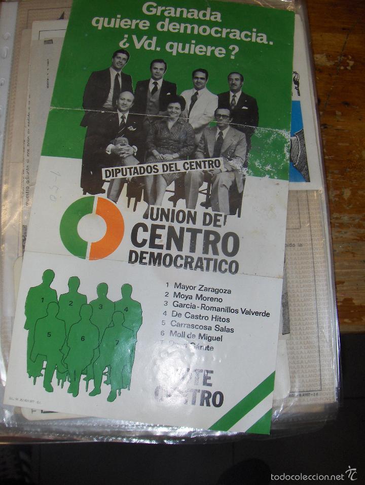 Documentos antiguos: ELECCIONES 1977. UNION DE CENTRO DEMOCRATICO, GRANADA. UCD. - Foto 1