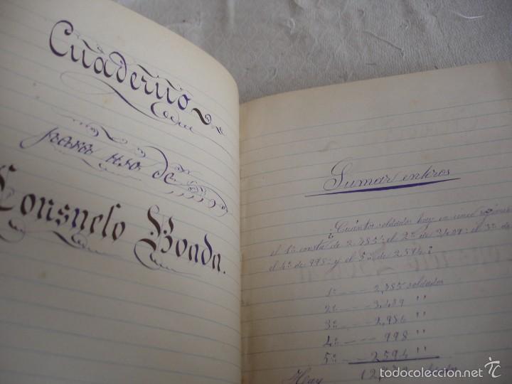 Documentos antiguos: Cuaderno decorado - Foto 5