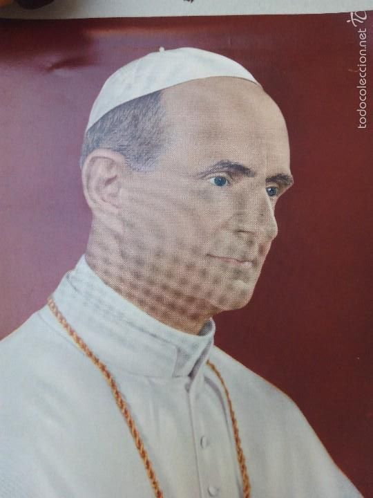 Documentos antiguos: Documento de bendici&oacute;n apost&oacute;lica de 1971 - Foto 1