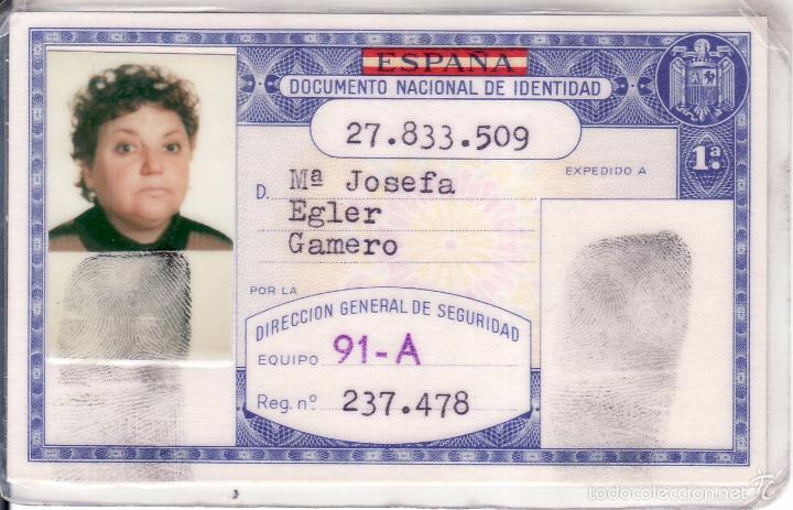 Documentos antiguos: DNI DOCUMENTO NACIONAL DE IDENTIDAD EXPEDIDO EN SEVILLA EN 1983