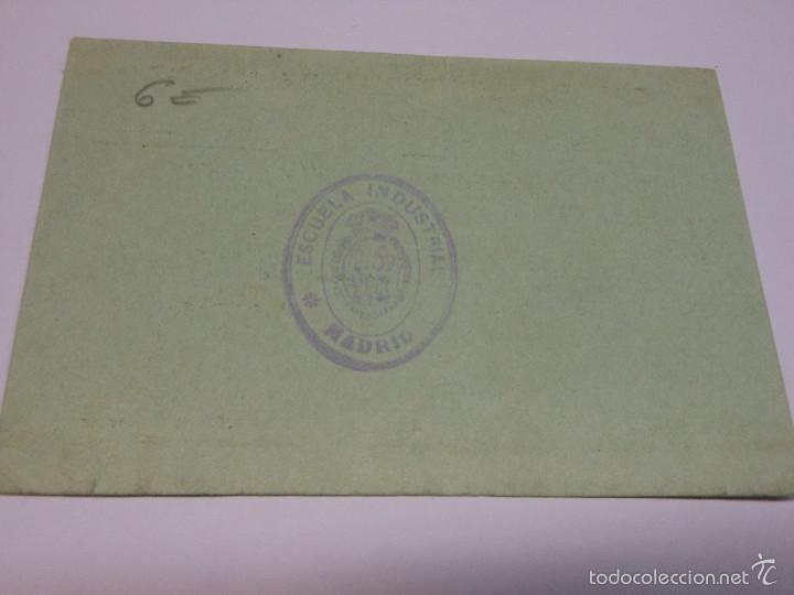 Documentos antiguos: 1914 CARNET ESCUELA INDUSTRIAL DE MADRID - Foto 2