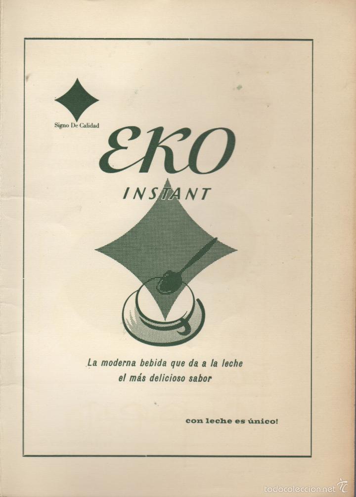 Documentos antiguos: recorte de anuncio publicidad cafe eko instant a&ntilde;os 60