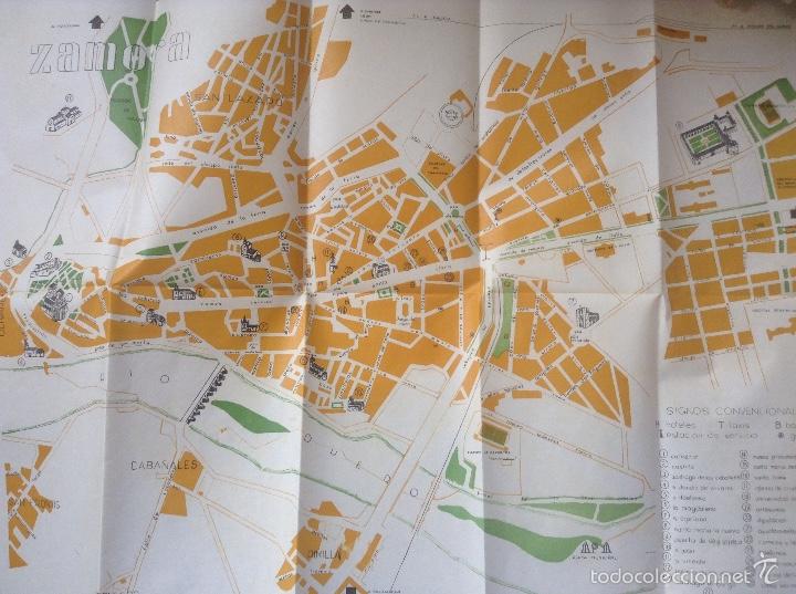 Documentos antiguos: MAPA ZAMORA  53x38 - Foto 1